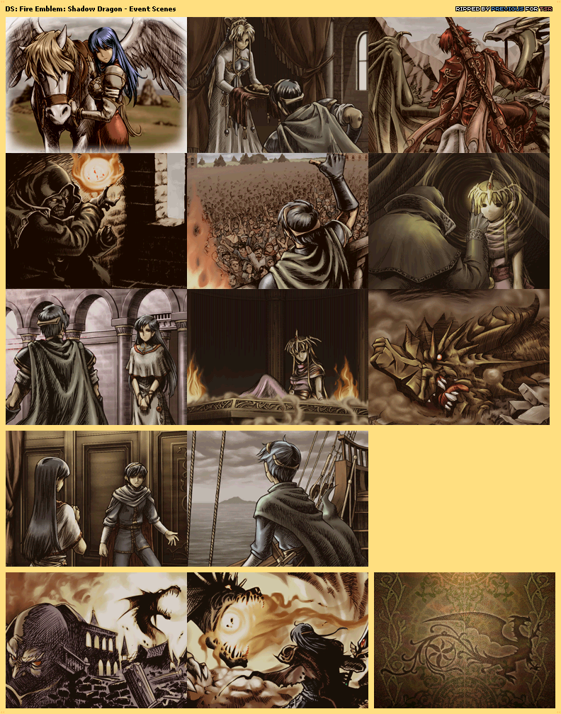 Fire Emblem: Shadow Dragon - Event Scenes