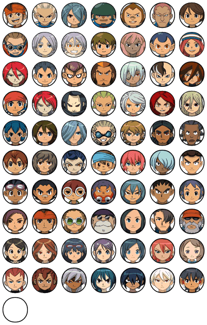 Inazuma Eleven Strikers 2012 Xtreme - Save File Icons