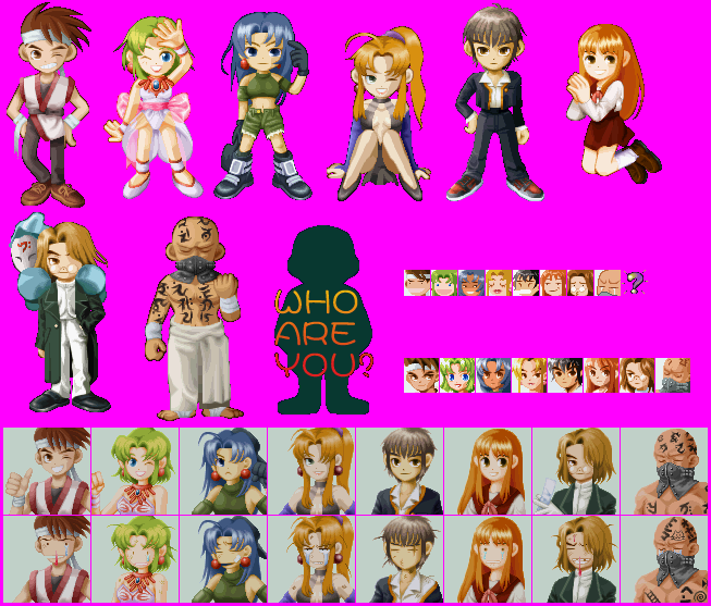 Battle Arena Nitoshinden (JPN) - Portraits