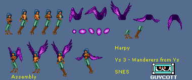Ys 3: Wanderers from Ys - Harpy