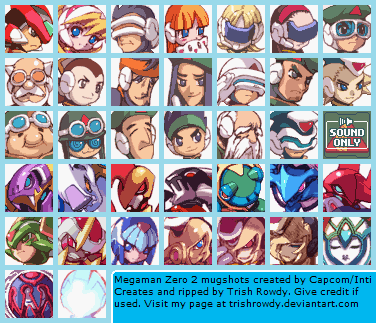 Mega Man Zero 2 - Mugshots