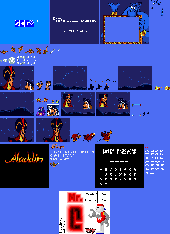 Aladdin - Intro & Menus