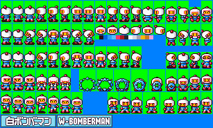 Saturn Bomberman - White Bomberman