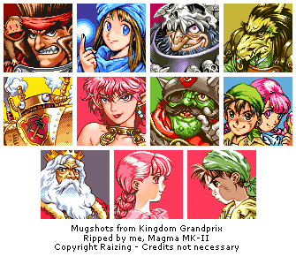 Kingdom Grandprix - Mugshots