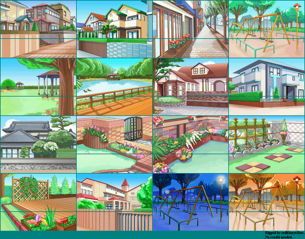Koinu de Kururin (JPN) - Backgrounds