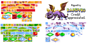 Spyro: Ripto Quest - Level Tiles