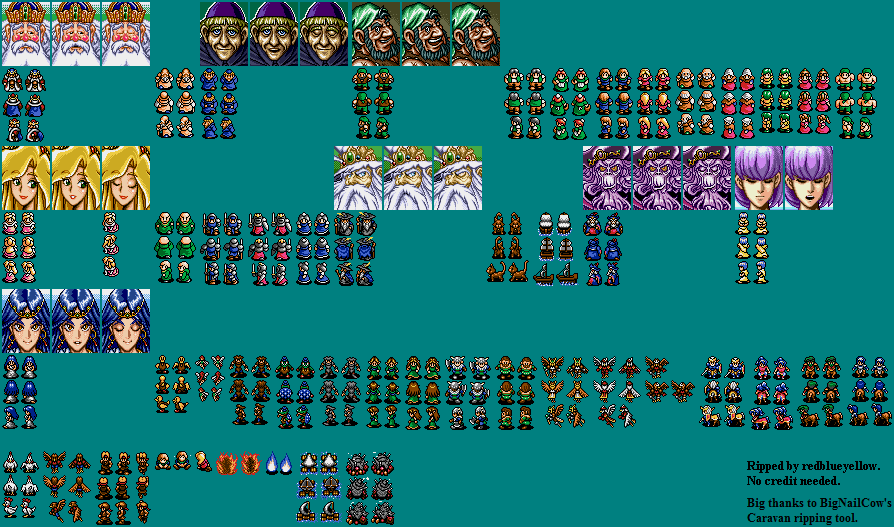 Shining Force 2 - NPCs