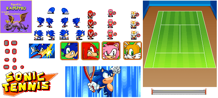 Sonic Tennis - General Sprites