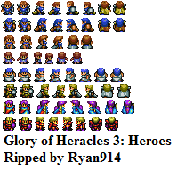 Glory of Heracles 3 (JPN) - Heroes