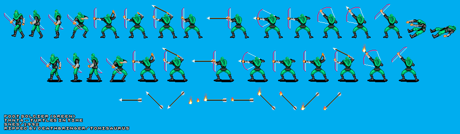Teenage Mutant Ninja Turtles 4: Turtles in Time - Foot Soldier (Bow)
