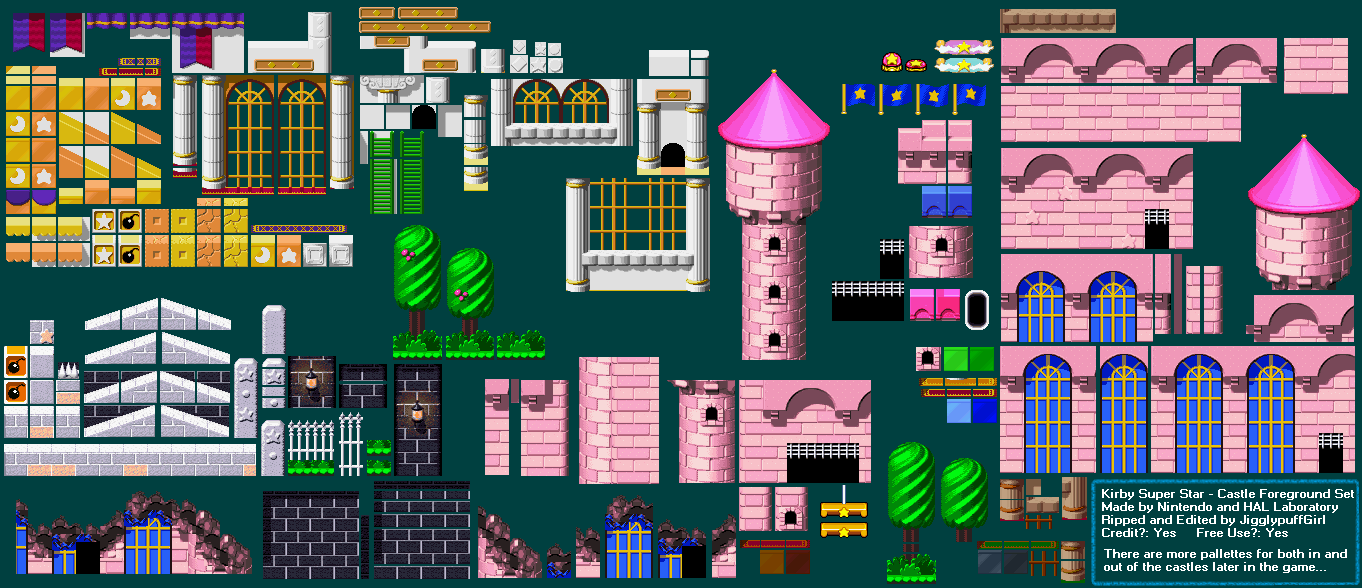 Castle Interior & Exterior Tileset