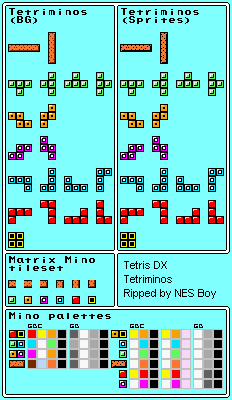 Tetris DX - Tetriminos