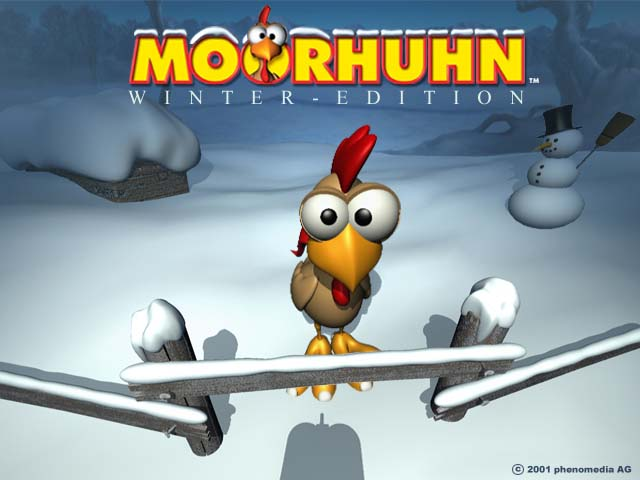 Moorhuhn: Winter Edition - Main Screen