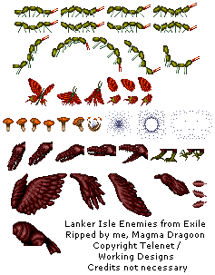 Exile - Lanker Isle Enemies