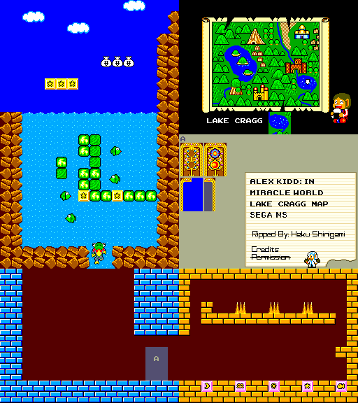 Alex Kidd in Miracle World - Lake Cragg