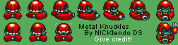 Metal Knuckles (Sonic Drift, Super Mario Kart-Style)