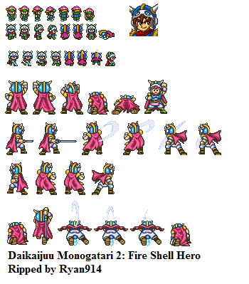 Daikaijuu Monogatari 2 (JPN) - Fire Shell Hero