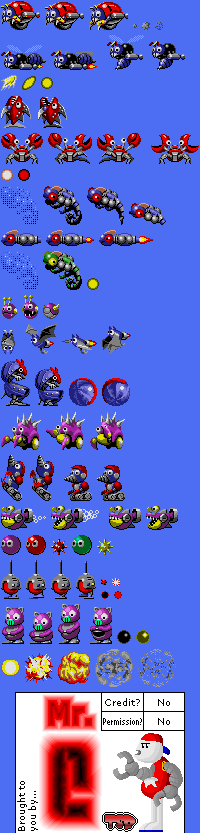 Sonic the Hedgehog Genesis - Badniks