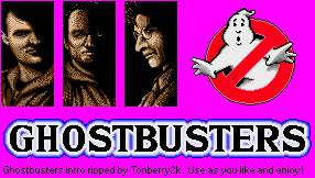 Ghostbusters - Title Screen
