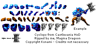 Castlevania: Harmony of Dissonance - Cyclops