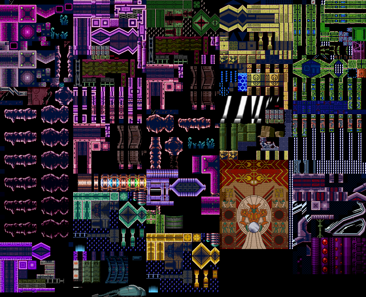 Metroid Zero Mission - Chozodia Tiles