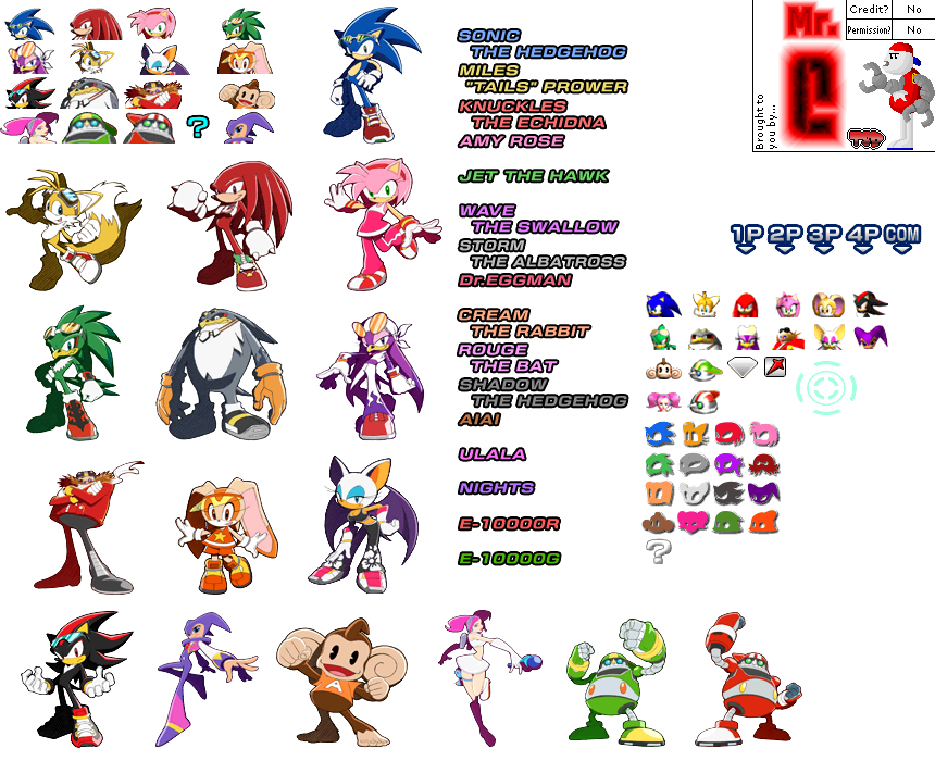Sonic Riders - Character Icons