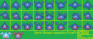 Slime MoriMori Dragon Quest: Shougeki no Shippo Dan - Dark Slimes