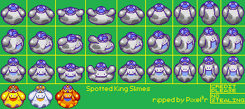 Slime MoriMori Dragon Quest: Shougeki no Shippo Dan - Spotted King Slimes