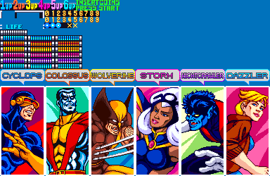 X-Men - Character Select