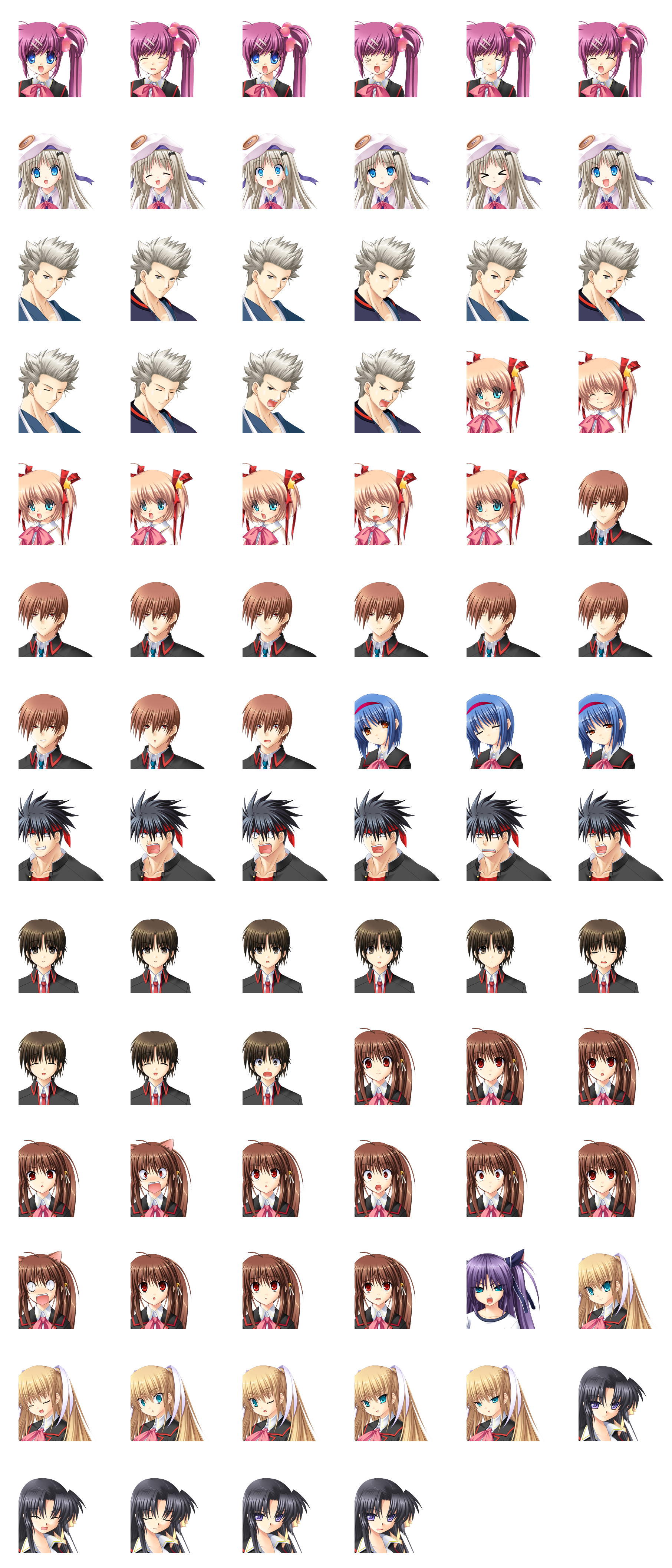 Little Busters! - Mugshots