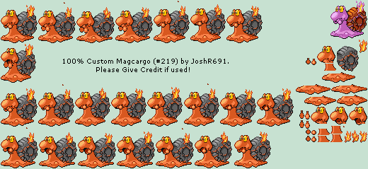 Pokémon Generation 2 Customs - #219 Magcargo