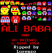 Ali Baba and the 40 Thieves - General Sprites