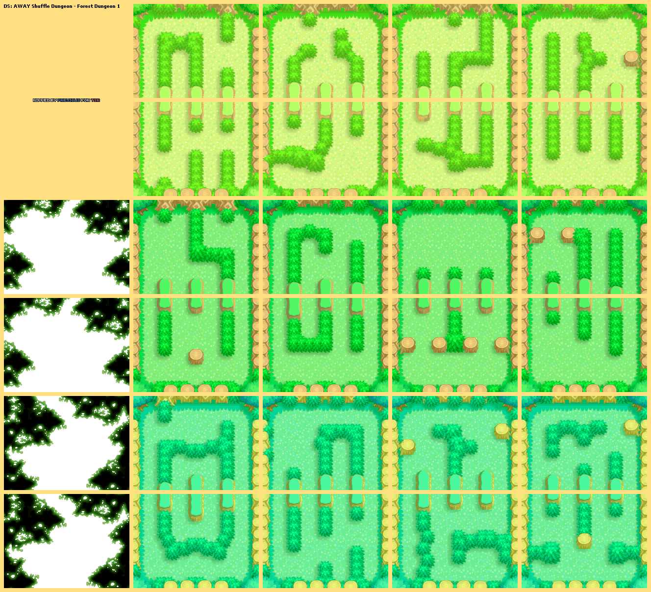 AWAY Shuffle Dungeon - Forest Dungeon 1