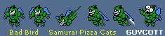 Samurai Pizza Cats / Ninja Cat / Kyatto Ninja Teyandee (JPN) - Bad Bird