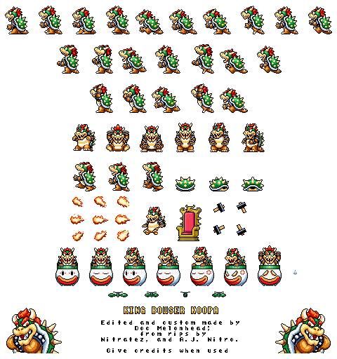 Bowser (Super Mario Bros. 3 SNES-Style)