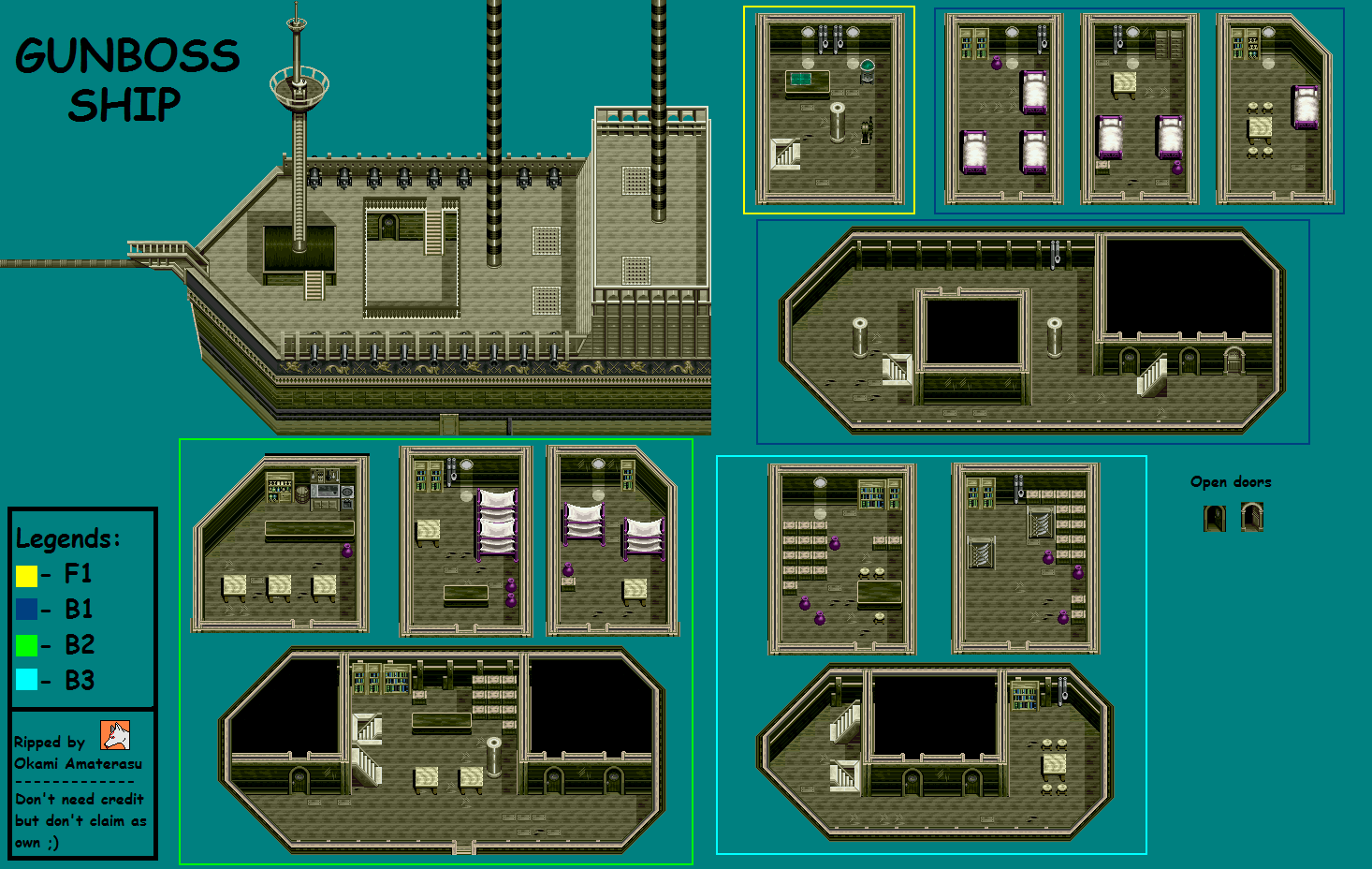 Mystic Ark (JPN) - Gunboss Ship