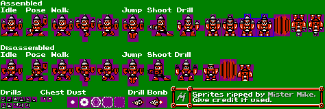 Mega Man 4 - Drill Man