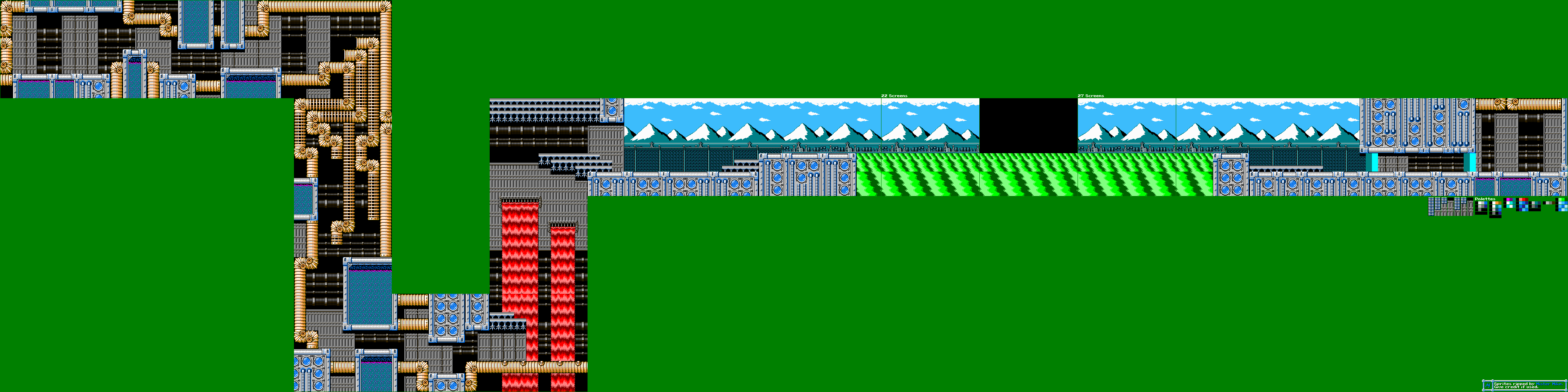 Mega Man 5 - Wave Man Stage