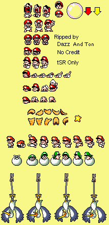 Super Mario World 2: Yoshi's Island - Baby Mario