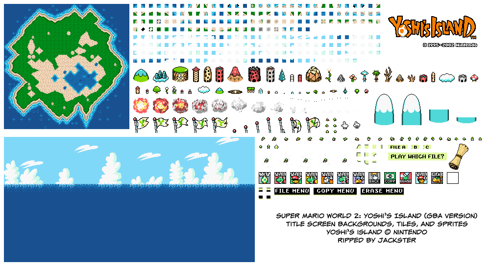 super mario world sprites download