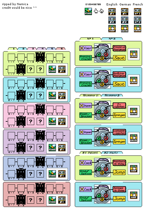 Super Mario World 2: Yoshi's Island - Level Select