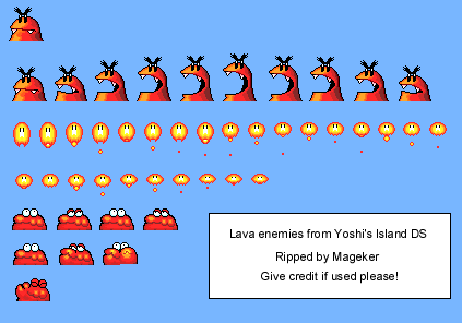 Lava Enemies