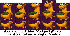 Yoshi's Island DS - Kangaroo