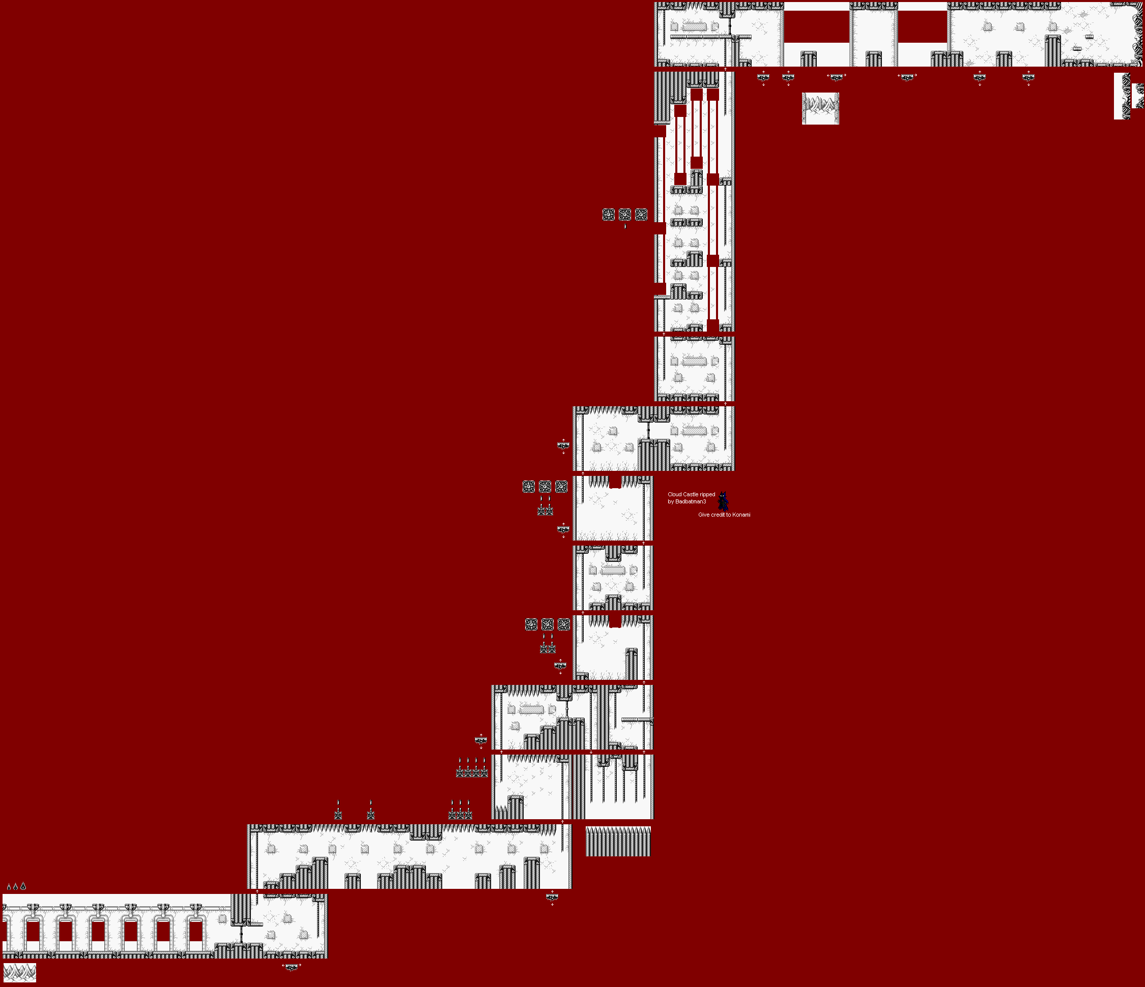 Castlevania II: Belmont's Revenge - Cloud Castle