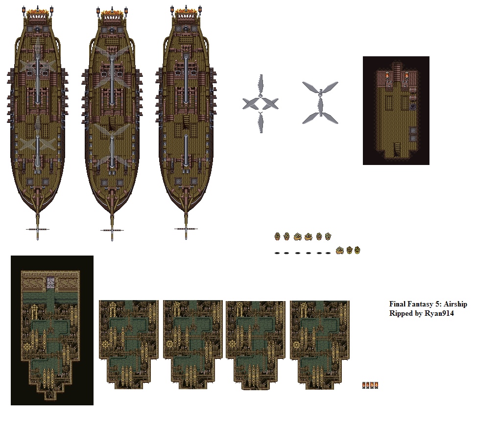 Final Fantasy 5 (JPN) - Airship