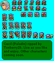 Final Fantasy 4 - Cecil Harvey (Paladin)