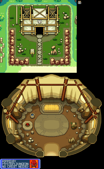 Pokémon Mystery Dungeon: Red Rescue Team - Rock Hut (Construction)