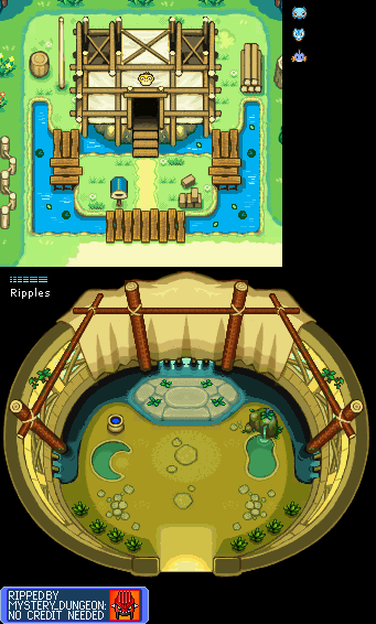 Pokémon Mystery Dungeon: Red Rescue Team - Water Hut (Construction)