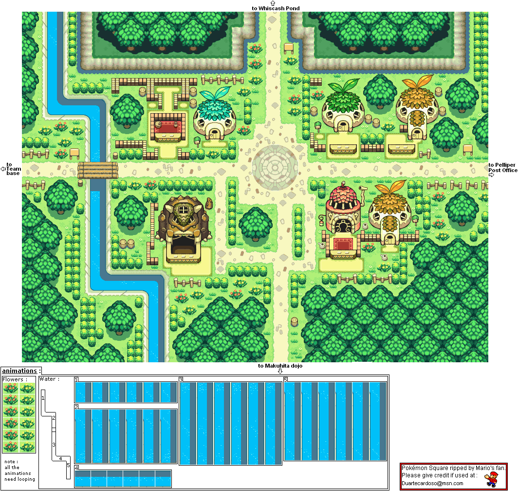 Pokémon Mystery Dungeon: Red Rescue Team - Pokémon Square