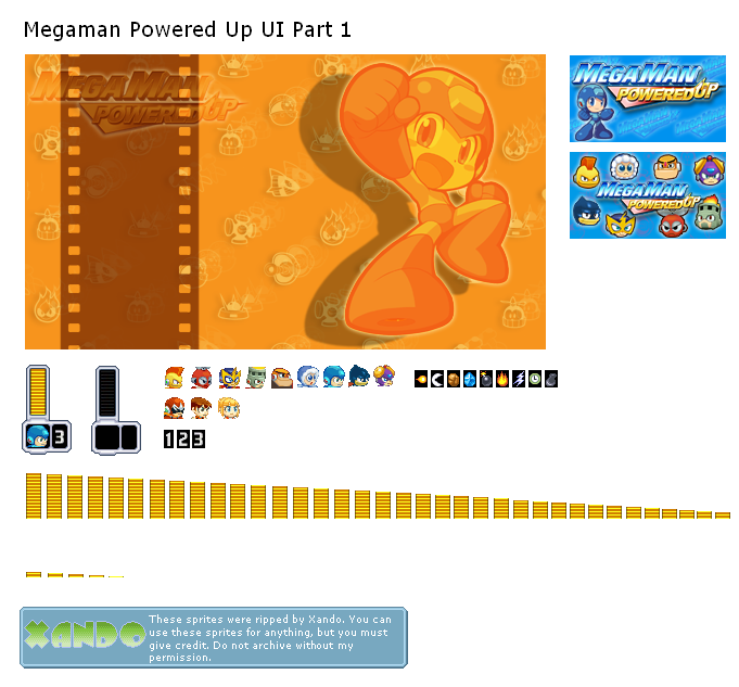 Mega Man: Powered Up! - UI Part 1